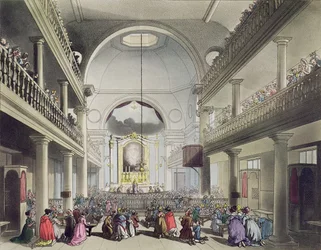 Die römisch-katholische Kapelle, Lincolns Inn Fields, aus 